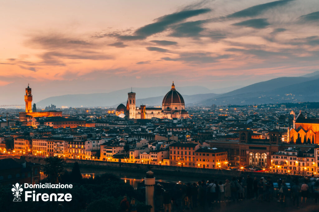 Foto panorama di Firenze